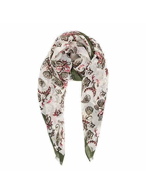 Scarf for Women Lightweight Paisley Fashion for Spring Summer Scarves Shawl Wrap