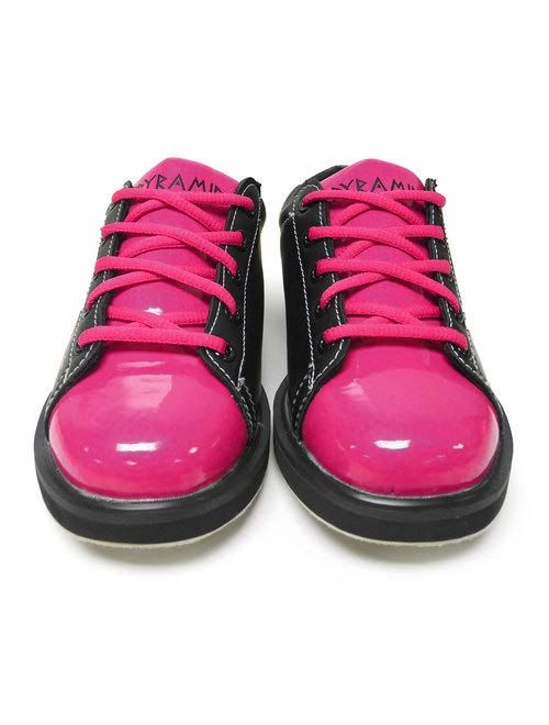 Pyramid Women's Rise Black/Hot Pink Bowling Shoes