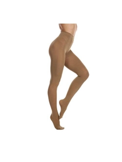 Women's 80 Denier Soft Semi Opaque Solid Color Footed Pantyhose Tights