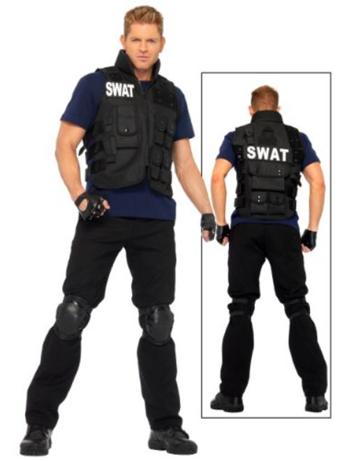 Leg Avenue Men's 4 Piece SWAT Costume