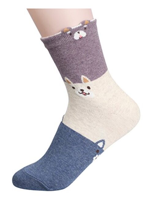 Customonaco Women's Cool Animal Fun Crazy Socks