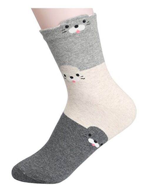 Customonaco Women's Cool Animal Fun Crazy Socks