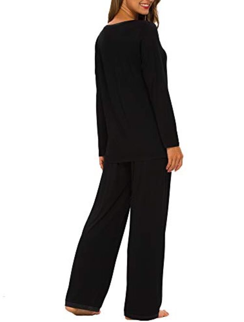 TIKTIK Pajamas Set Short Sleeve Sleepwear Womens Button Down Nightwear Soft Pj Lounge Sets S-4XL