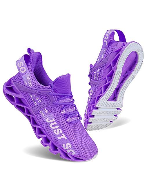 UMYOGO Women's Running Shoes Non Slip Athletic Tennis Walking Just So So Sneakers