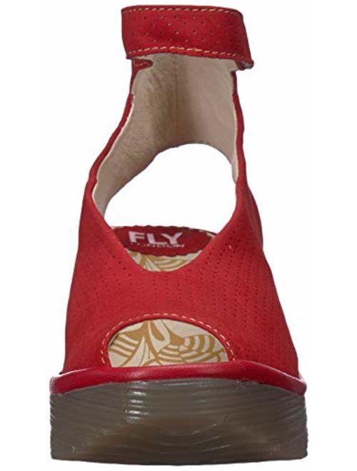 FLY London Women's Yala Perforated Wedge Sandal