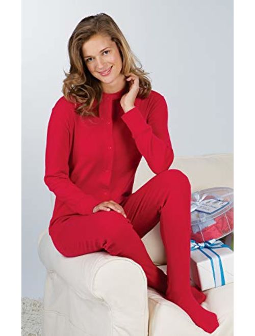 PajamaGram Drop Seat Pajamas Women - Butt Flap Pajamas Womens