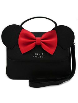 Faux Leather Minnie Mouse Crossbody Bag Standard