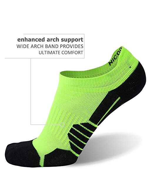 Low Cut Running Socks, NIcool Men's Tab Performance Athletic Outdoor Dri-Fit Socks