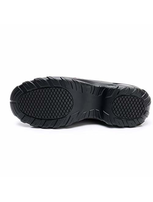 PUELLA Womens Slip On Walking Shoes - Fashion Sock Sneakers Breathe Mesh Comfort Wedge Platform Loafers