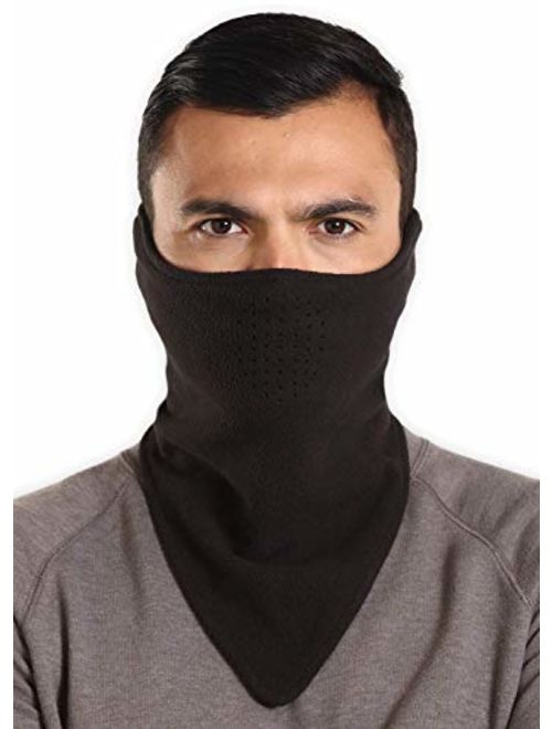 Half Face Balaclava Ski Mask for Cold Weather - Men's Winter Face Warmer for Skiing, Snowboarding, Running & Motorcycling