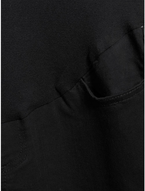 Time and Tru Maternity Skinny Jeans in Black - Available in Plus Sizes