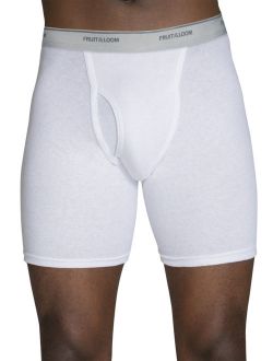 Men's CoolZone Fly White Boxer Briefs, 5 Pack