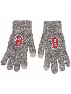 Boston Red Sox Knit Gloves - Gray