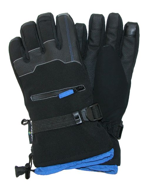 Grand Sierra Bec-Tec Texting Snow Glove with Zippered Pocket (Men's)