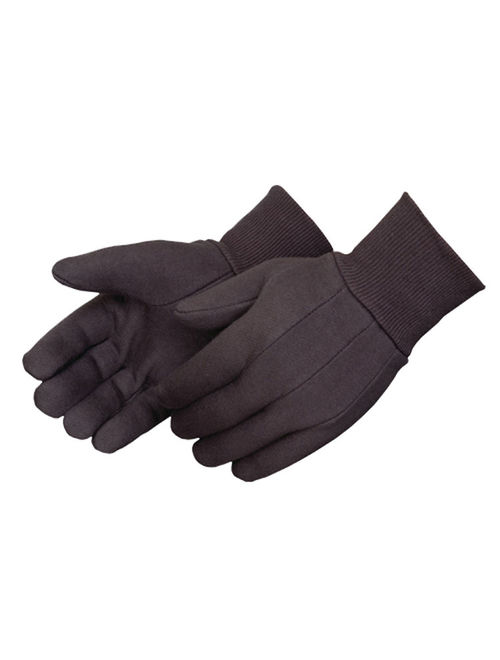 Large Brown Jersey Glove Men's