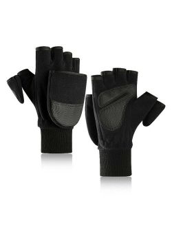 SUNSIOM New Men Touch Screen Gloves Fingerless Gloves Winter Autumn Warm Mittens