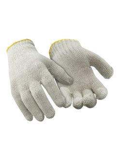 Lightweight String Knit Glove Liners, Natural - PACK OF 12 PAIRS