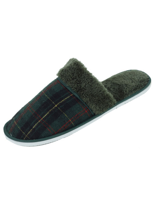 New Starbay Brand Men's Faux Suede Slide Warm Slip-on Hotel Houes Indoor Slippers