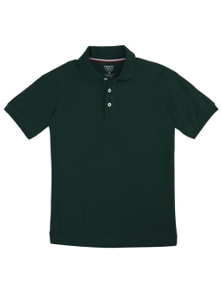 Toddler Boys 2-4 School Uniform Short Sleeve Pique Polo Shirt
