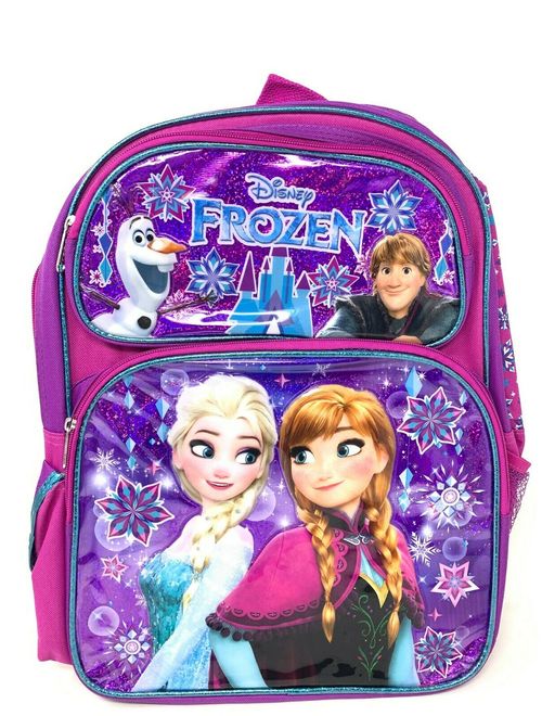Disney Princess Frozen Anna & Elsa 16" Large Backpack