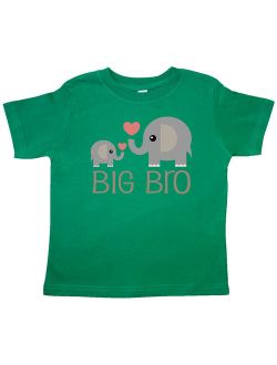 Big Bro Boys Elephant Brother Announcement Toddler T-Shirt