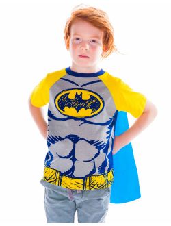 Batman Caped T-Shirt Toddler/ Little Boys (7)