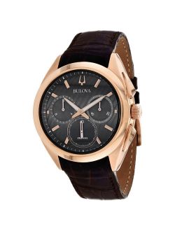Men's Curv Stainless Steel/Rose Gold Watch 97A124