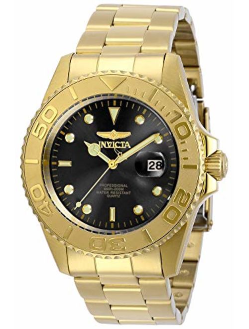 Invicta Men's 29946 Pro Diver Quartz 3 Hand Black Dial Watch