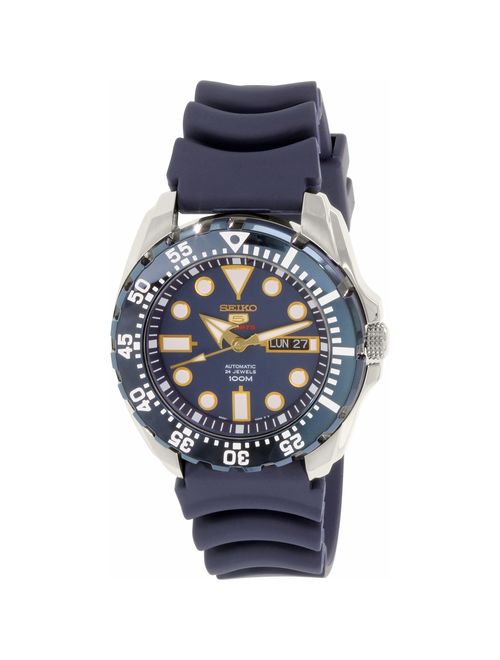 Seiko Men's Diver Automatic SRP605K2 Blue Rubber Automatic Fashion Watch