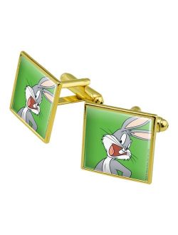 Looney Tunes Bugs Bunny Square Cufflink Set - Silver or Gold