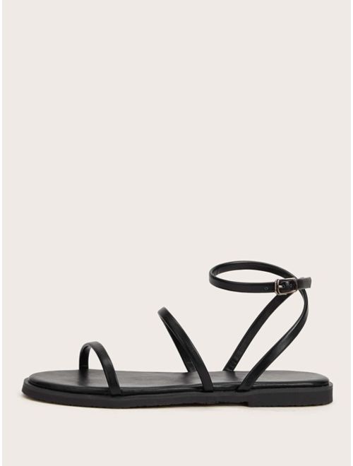 Open Toe Ankle Strap Sandals
