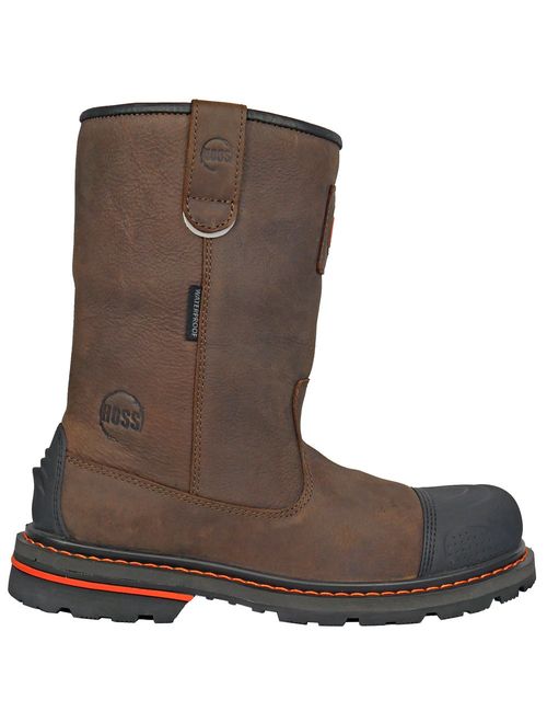 Hoss Boots Mens Cartwright Ii Buffalo Pull On Casual Work & Safety Shoes -