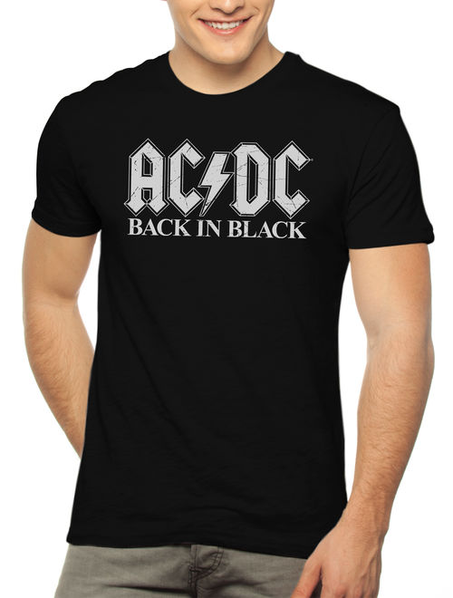 AC/DC Acdc Back In Black Men's and Big Men's Graphic T-shirt