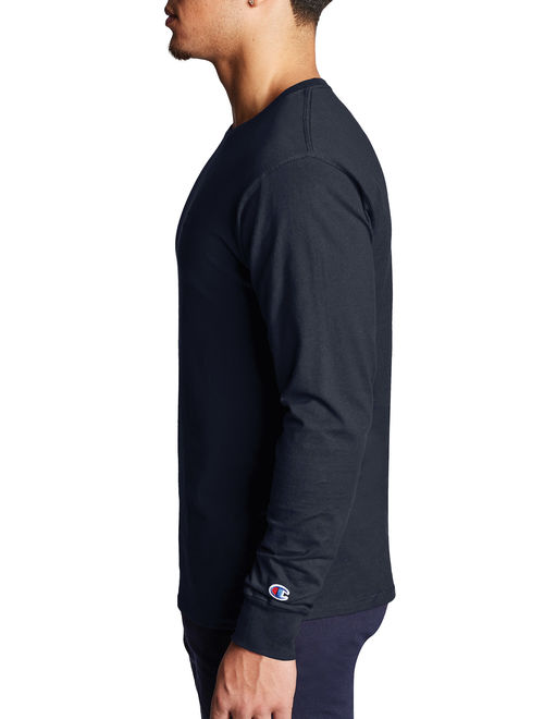 Champion Men's Classic Cotton Long-Sleeve Tee