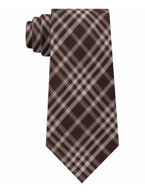 Michael Kors Men's Natte Assorted Plaid/Grid Neck Tie Silk Not Applicable