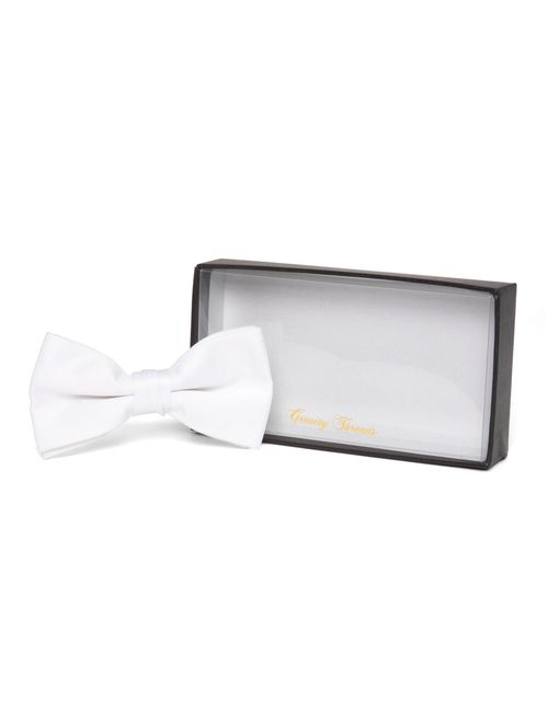 Gravity Threads Tuxedo Solid Color Bow Tie