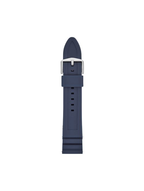 Fossil Men's 22mm Light Blue Silicone Watch Strap