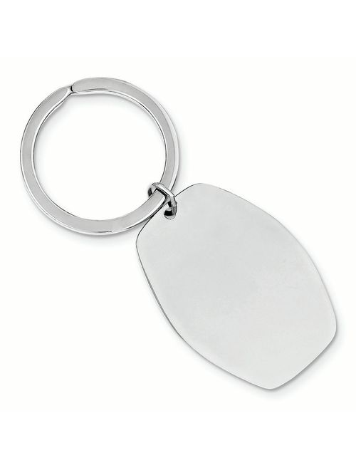 Sterling Silver Engravable Key Chain