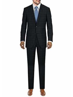 Marzzotti Eleganz Men's Modern Fit Two Button Side Vents Suit