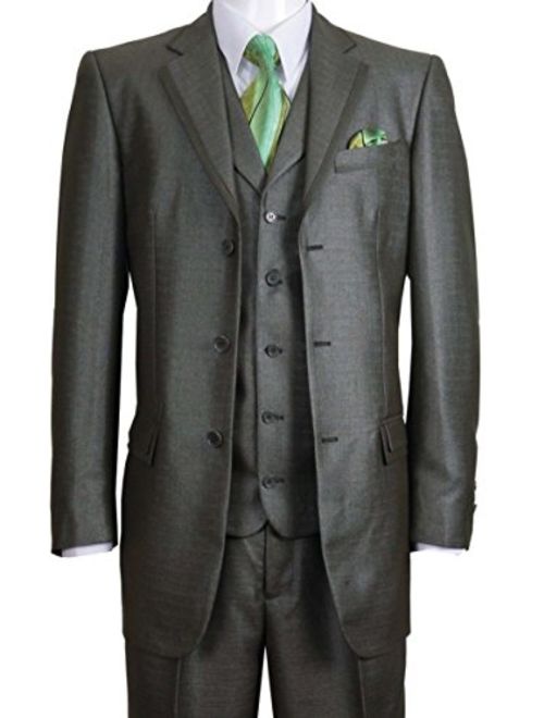 FORTINO LANDI High Fashion Suit with Edged Notch Lapel 5909V