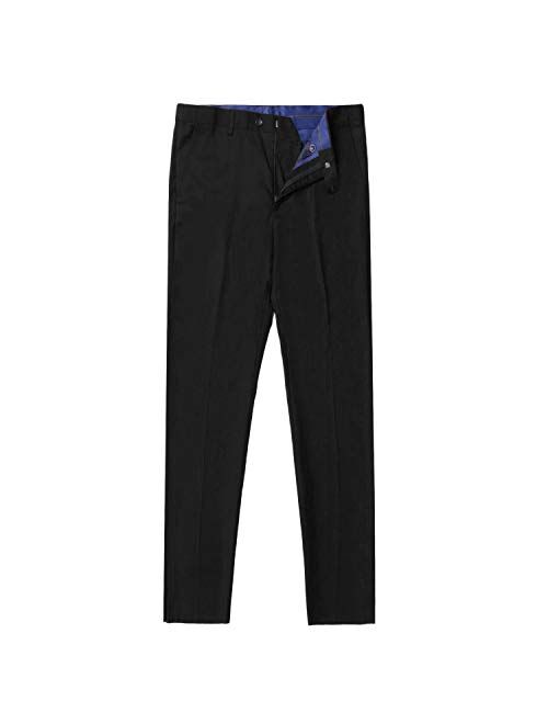 iClosam Men's Slim Fit 3 Piece Suit Two Button Blazer Tux Vest & Trousers