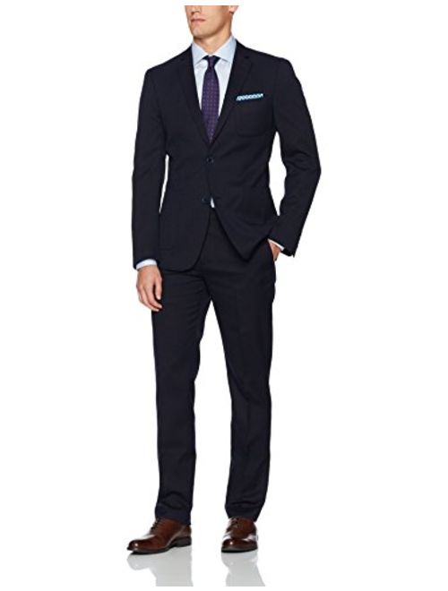 Paisley & Gray Men's Slim Fit Flat Front Pindot Suit Separate Pant
