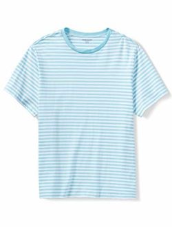 Men's Big and Tall Short-Sleeve Stripe Crew T-Shirt fit by DXL