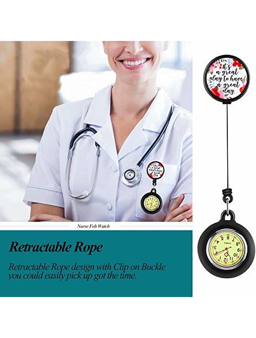 Nurse Watch, Watch with Second Hand for Nurses, Nurse Watches, Clip on Watch, Watch for Nurses,Fob Watches for Nurses,Nurses Watches for Women, Nurse Watch Clip on
