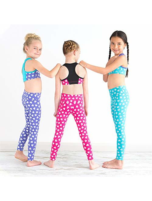 3-Pack Gymnastics & Dancewear Tagless for Comfort and Premium Stretch Performance Layla Girls Dance Shorts Lucky & Me