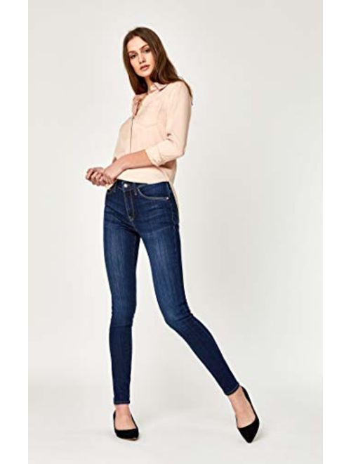 Mavi Women's Alissa High-Rise Super Skinny Jeans, Dark Supersoft,30 x 32