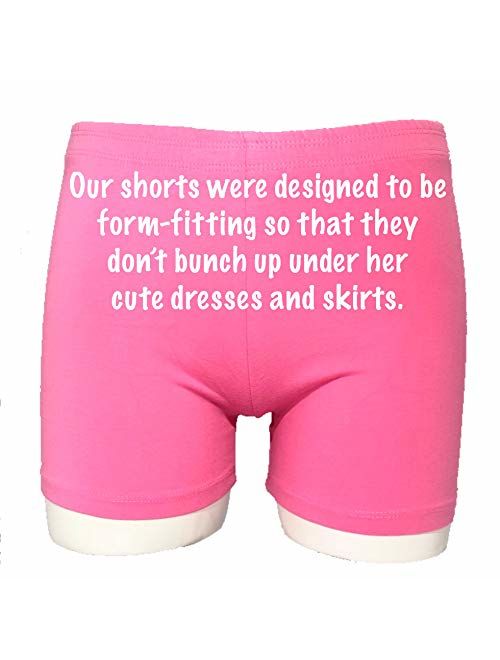 Sparkle Farms Choose 3 Pack of Girls Under Dress Shorts for Bike, Uniform Skirts and Jumpers, Dance, and Playground Modesty