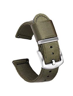 Pbcode NATO Watch Strap 20mm 22mm Seat Belt Nylon Quick Release Watch Bands for Men