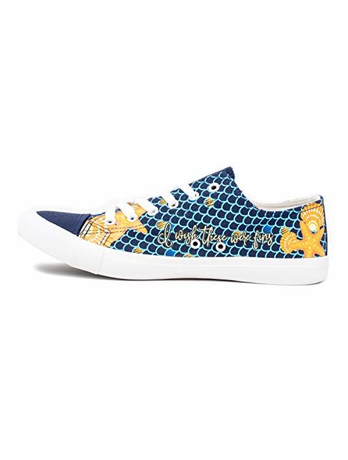 Mermaid Wish These were Fins Sneakers | Cute Gym Tennis Shoe Women Men Little