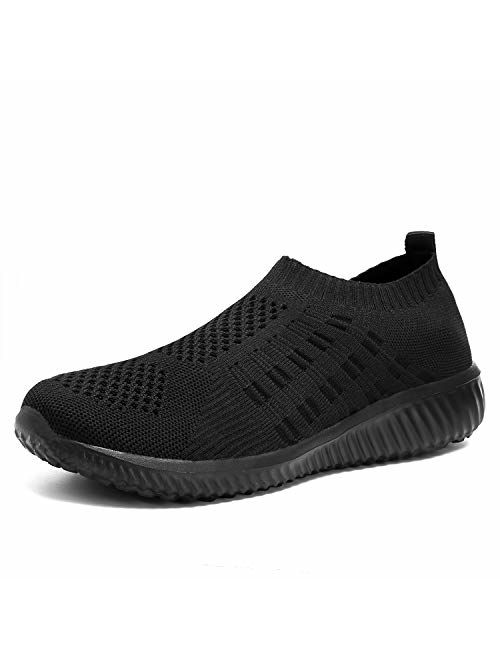 Kanlanlo Women's Walking Shoes Sock Balenciaga Look Lightweight Casual Running Shoes Slip On Sneakers